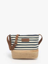 Cross Body Tas Mariniere Le voyage en panier Blauw mariniere PM796